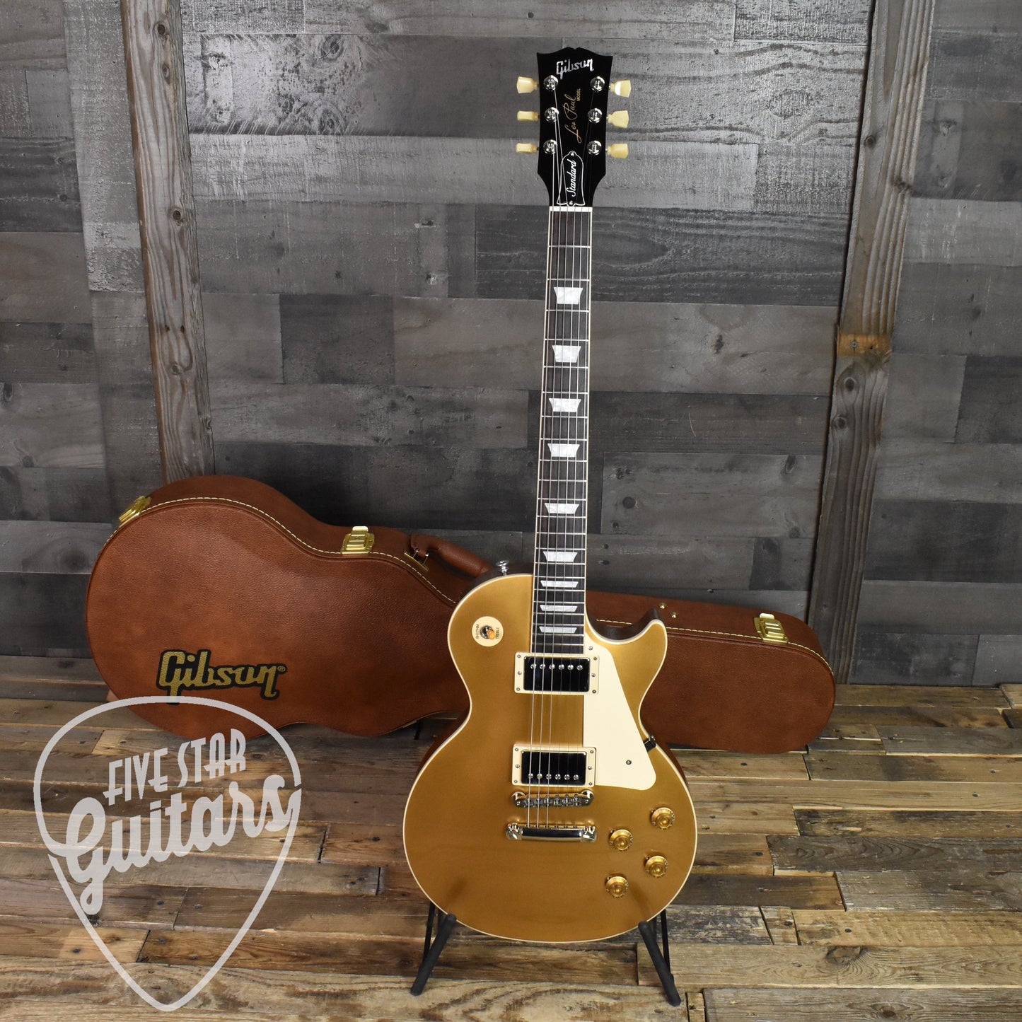 Pre-Owned Gibson Les Paul Standard '50s - Gold Top with Hard Shell Case SN: 0279