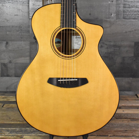 Breedlove Organic Performer Pro Concert CE European Spruce/African Mahogany - Aged Toner/Suede Burst Back with Hard Shell Case SN: 3264