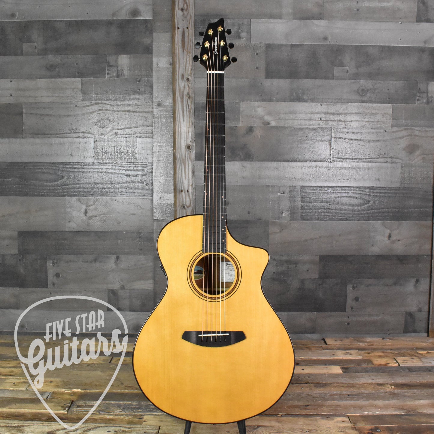 Breedlove Organic Performer Pro Concert CE European Spruce/African Mahogany - Aged Toner/Suede Burst Back with Hard Shell Case SN: 3264