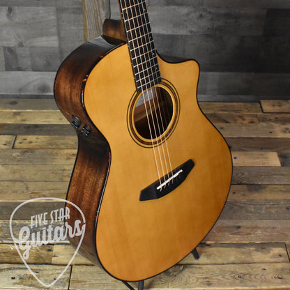 Breedlove Organic Performer Pro Concert CE European Spruce/African Mahogany - Aged Toner/Suede Burst Back with Hard Shell Case SN: 3102