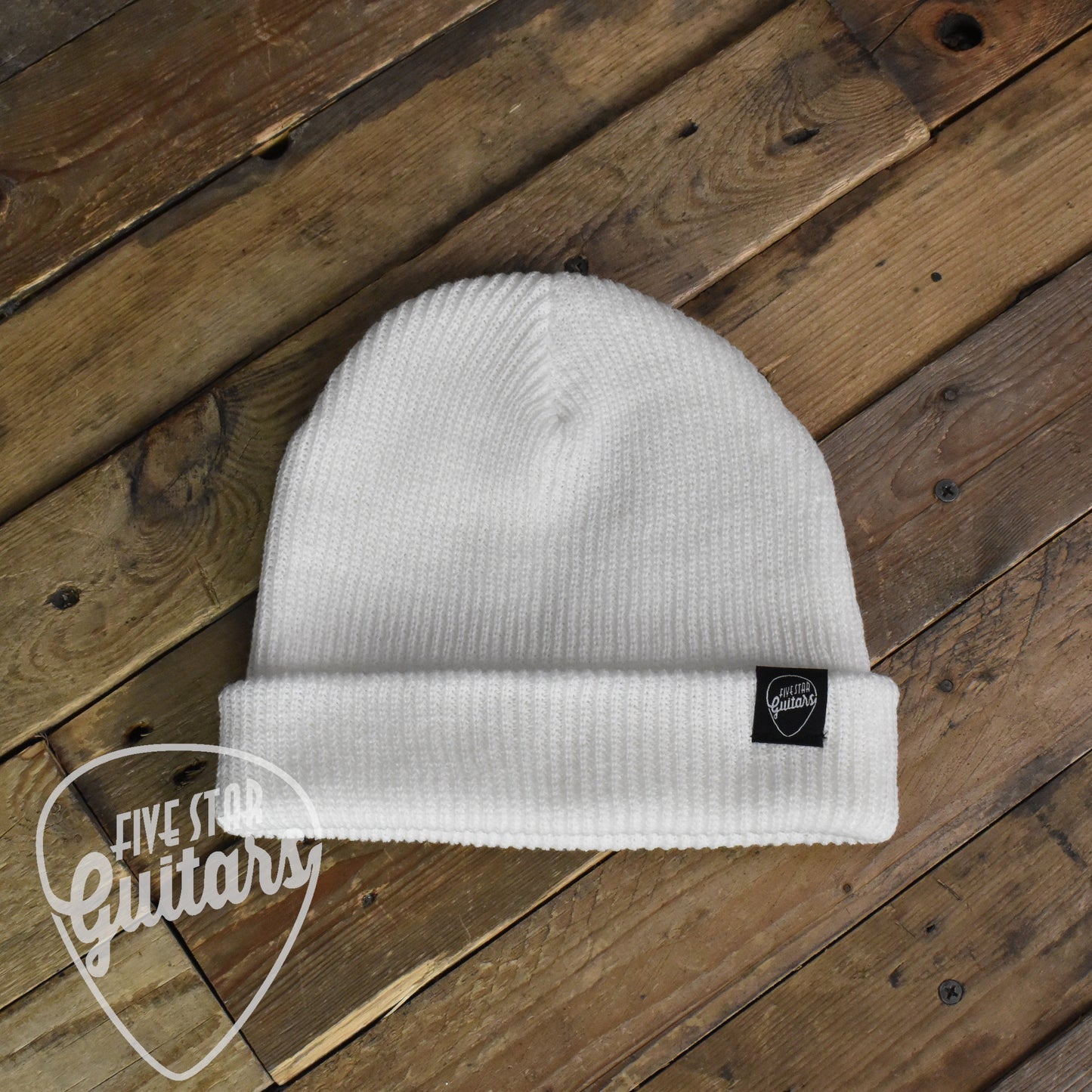 Five Star Guitars Burnside Beanie -  White