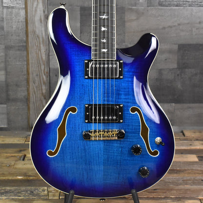 Paul Reed Smith Hollowbody II - Faded Blue Burst with Hard Shell Case SN:1354