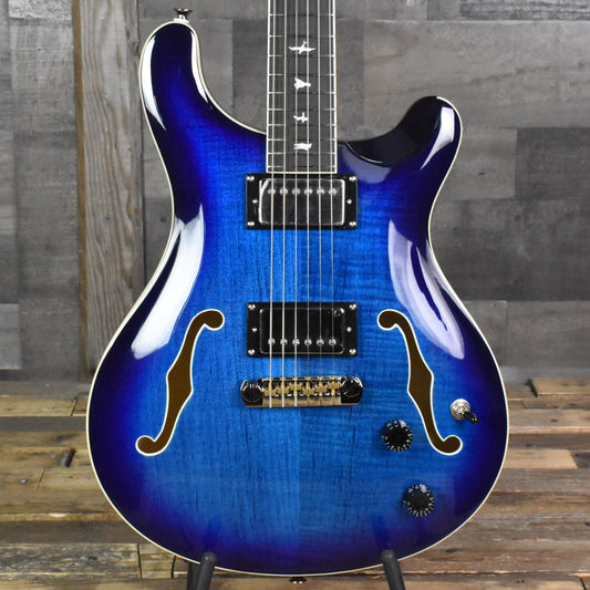 Paul Reed Smith Hollowbody II - Faded Blue Burst with Hard Shell Case SN:1354