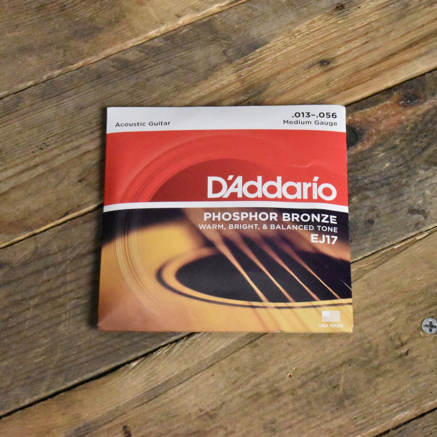 D'Addario EJ17 Phosphor Bronze Acoustic Guitar Strings 13-56