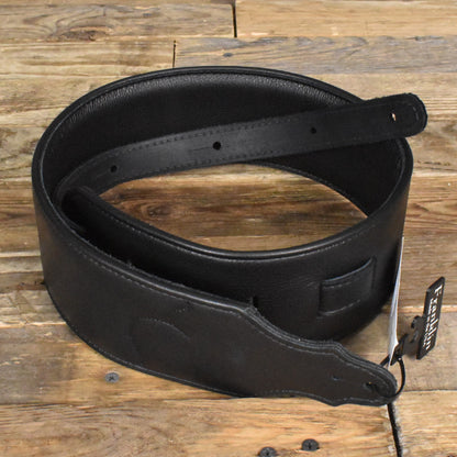 Franklin Strap 3" Glove Leather w/ Contrast Stitching/Black/Black Stitch