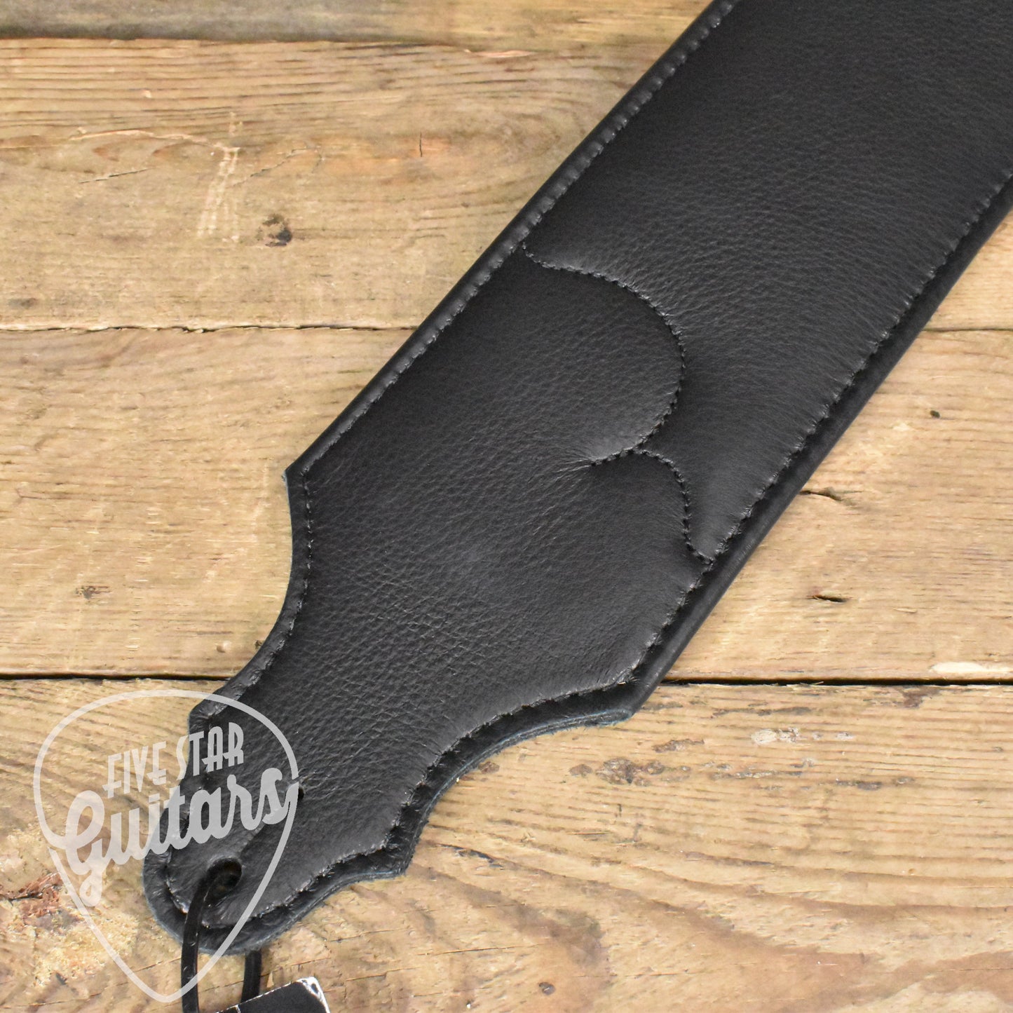 Franklin Strap 3" Glove Leather w/ Contrast Stitching/Black/Black Stitch