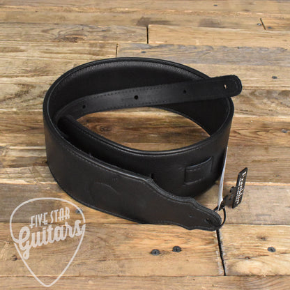 Franklin Strap 3" Glove Leather w/ Contrast Stitching/Black/Black Stitch