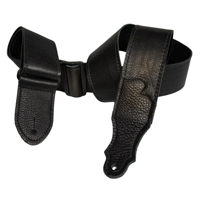 Franklin Deluxe 60 All Leather 2" Strap - Black/Black Stitch