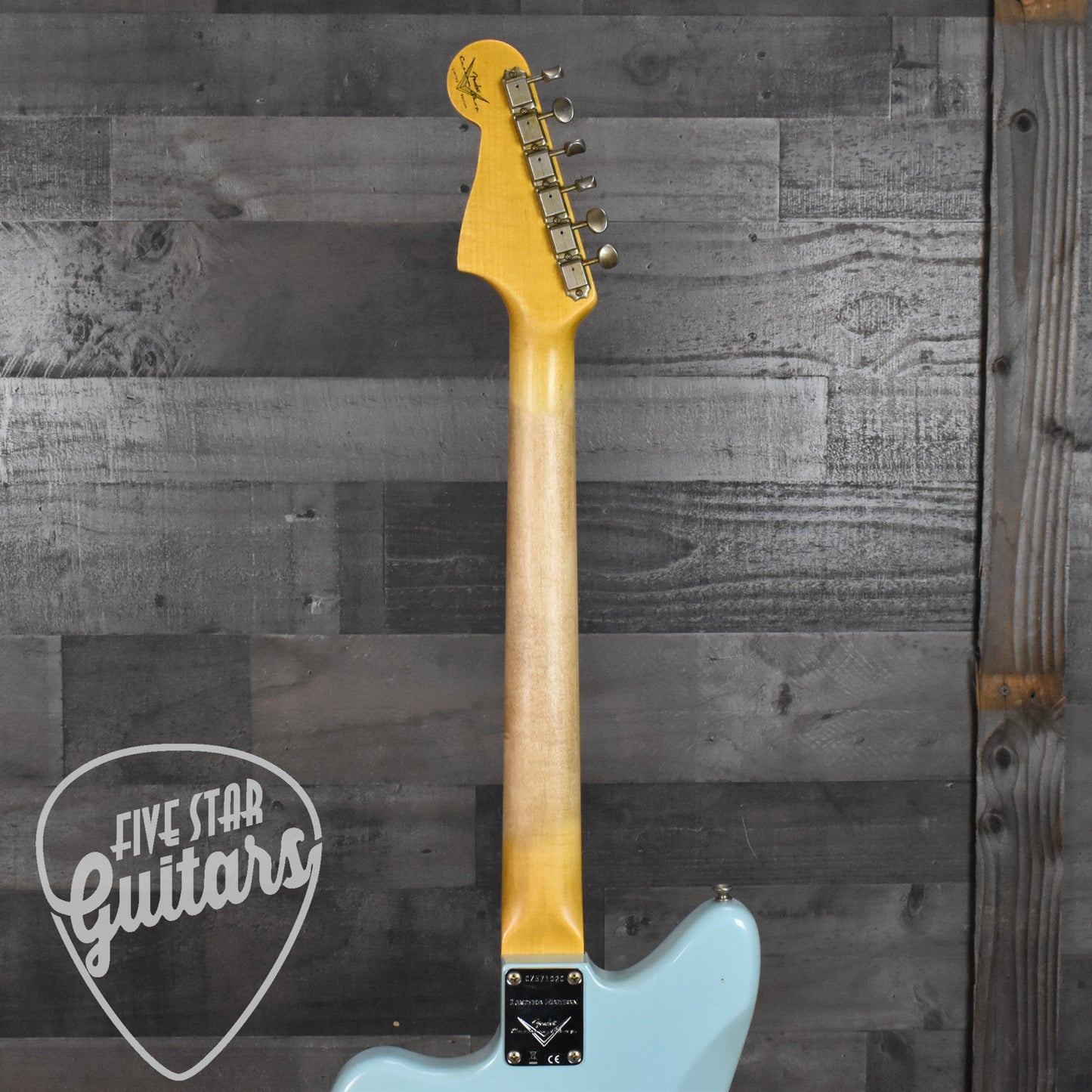 Fender Custom Shop Limited Edition '59 Jazzmaster Journeyman Relic - Faded Aged Daphne Blue with Hard Shell Case