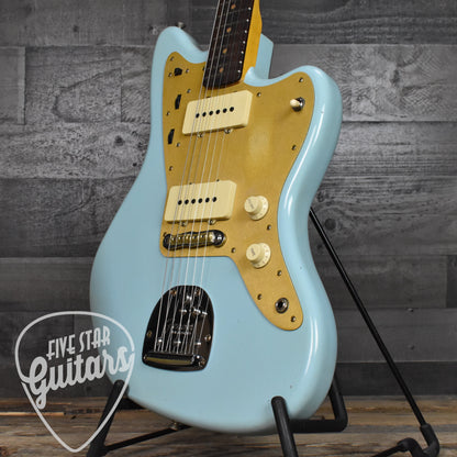 Fender Custom Shop Limited Edition '59 Jazzmaster Journeyman Relic - Faded Aged Daphne Blue with Hard Shell Case