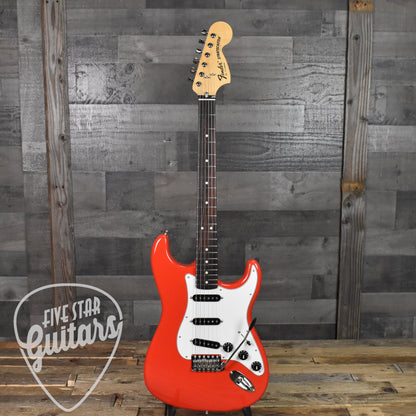 Fender MIJ Limited International Color Stratocaster Rosewood Fingerboard Morocco Red with Gig Bag