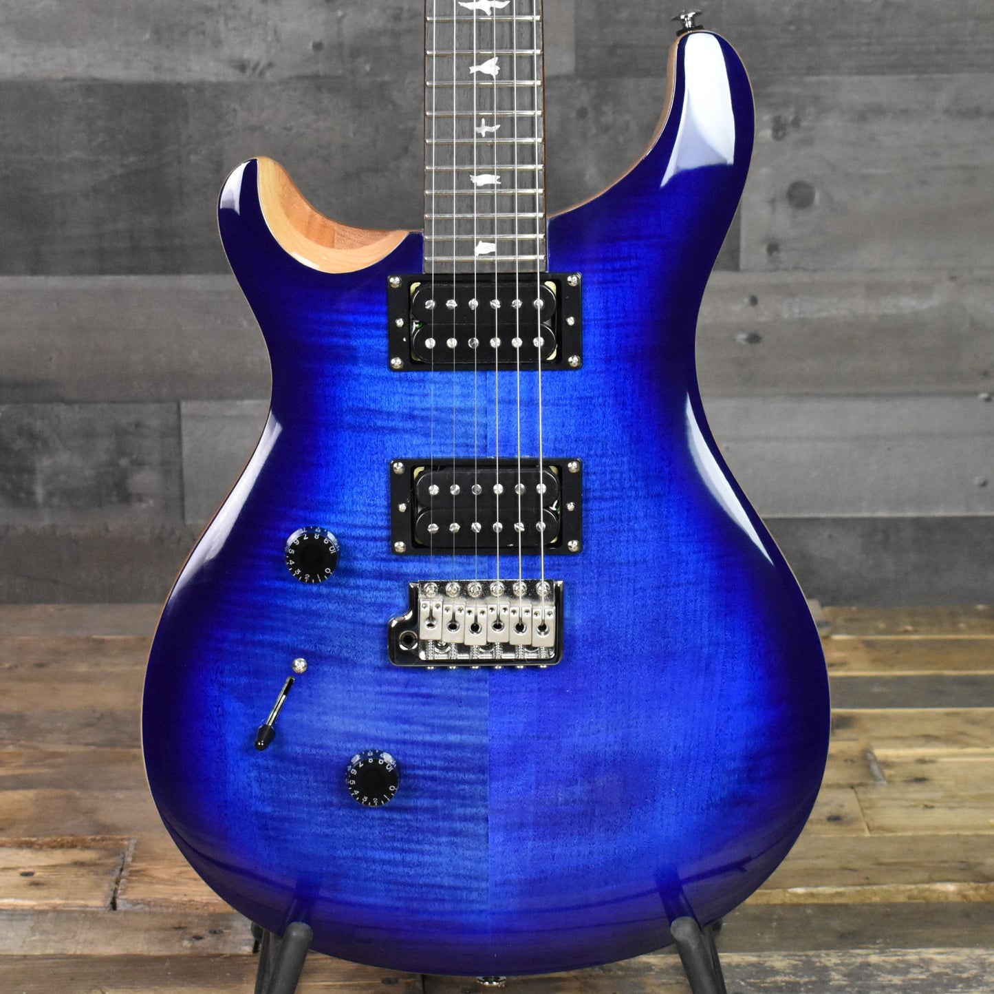 Paul Reed Smith SE Custom 24 Lefty - Faded Blue Burst with Gig Bag SN:1375