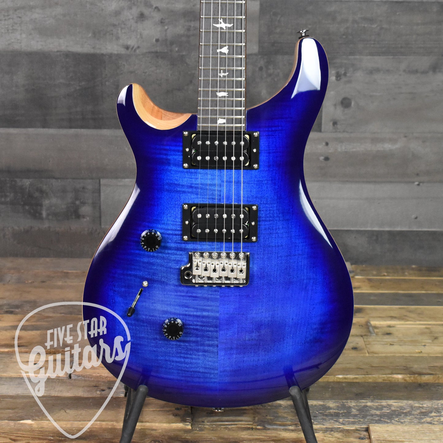 Paul Reed Smith SE Custom 24 Lefty - Faded Blue Burst with Gig Bag SN:1375