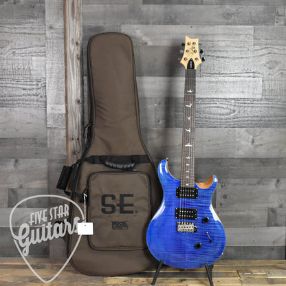 Paul Reed Smith SE Custom 24 - Faded Blue with Gig Bag SN:1174 - AUTOGRAPHED BY PAUL REED SMITH