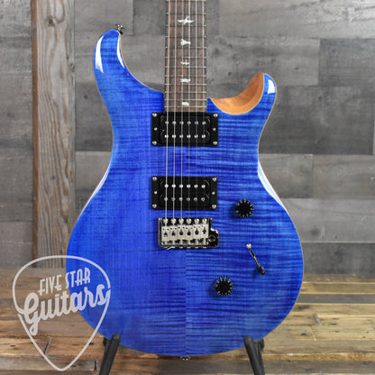 Paul Reed Smith SE Custom 24 - Faded Blue with Gig Bag SN:1174 - AUTOGRAPHED BY PAUL REED SMITH