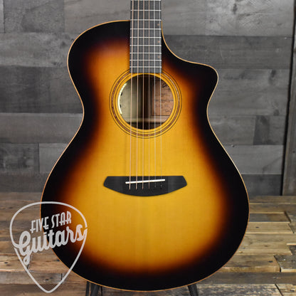 Breedlove Concert CE Port Orford Cedar/Myrtlewood - Tiger's Eye Burst - Five Star Guitars 25th Anniversary LTD with Hard Shell Case