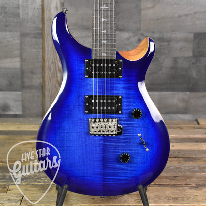 Paul Reed Smith SE Custom 24 - Faded Blue Burst with Gig Bag SN:8874 - AUTOGRAPHED BY PAUL REED SMITH