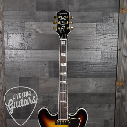 Epiphone Sheraton Frequensator - Vintage Sunburst with Gig Bag