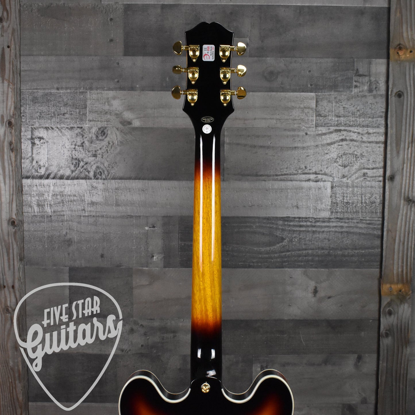 Epiphone Sheraton Frequensator - Vintage Sunburst with Gig Bag