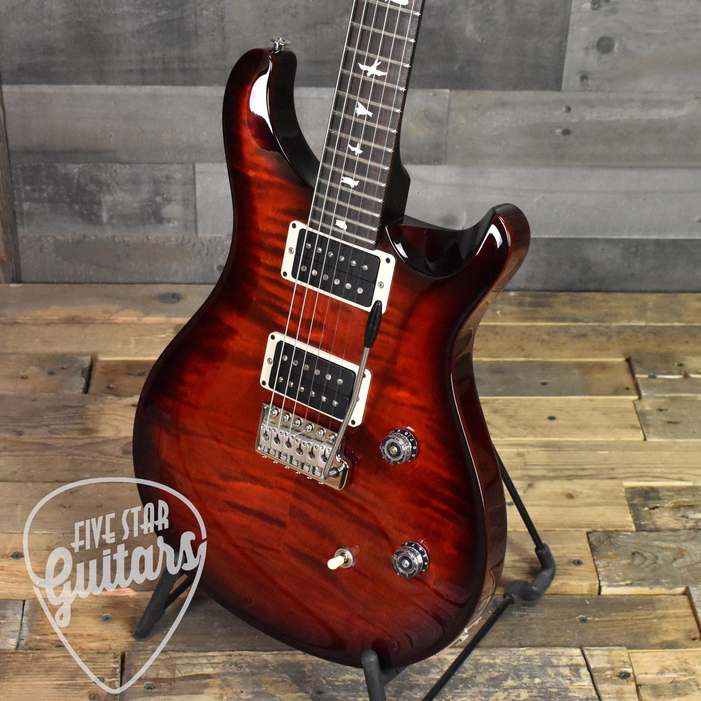 Paul Reed Smith CE24 Custom Color - Fire Red Wrap Burst with Gig Bag