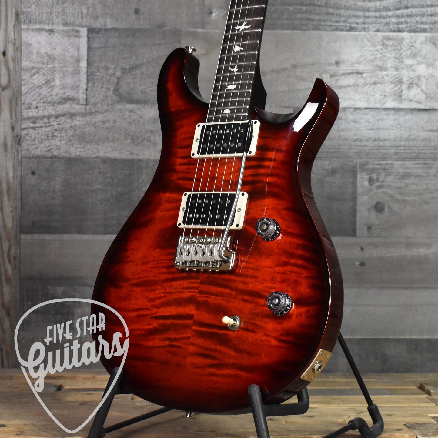 Paul Reed Smith CE24 Custom Color - Fire Red Wrap Burst with Gig Bag