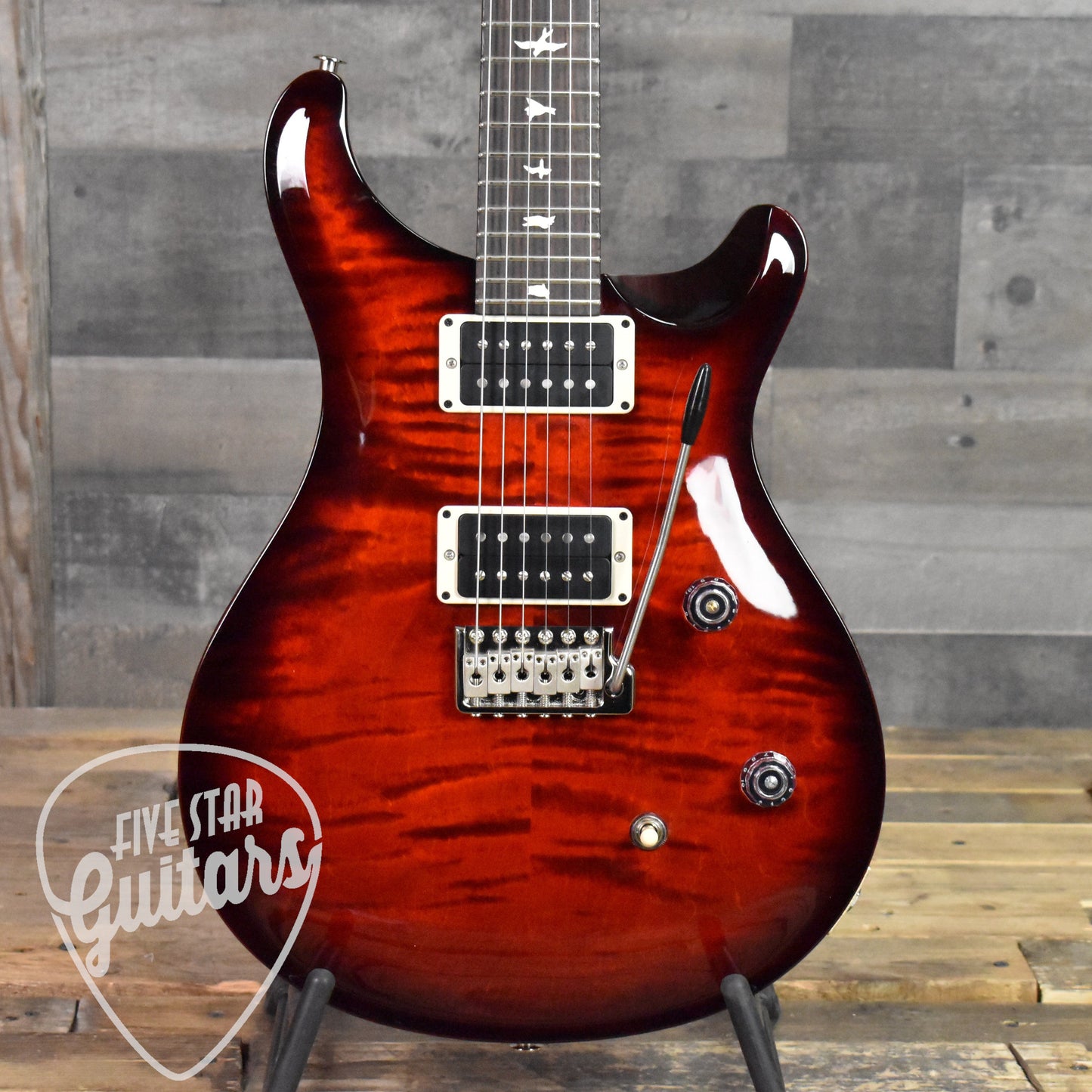 Paul Reed Smith CE24 Custom Color - Fire Red Wrap Burst with Gig Bag