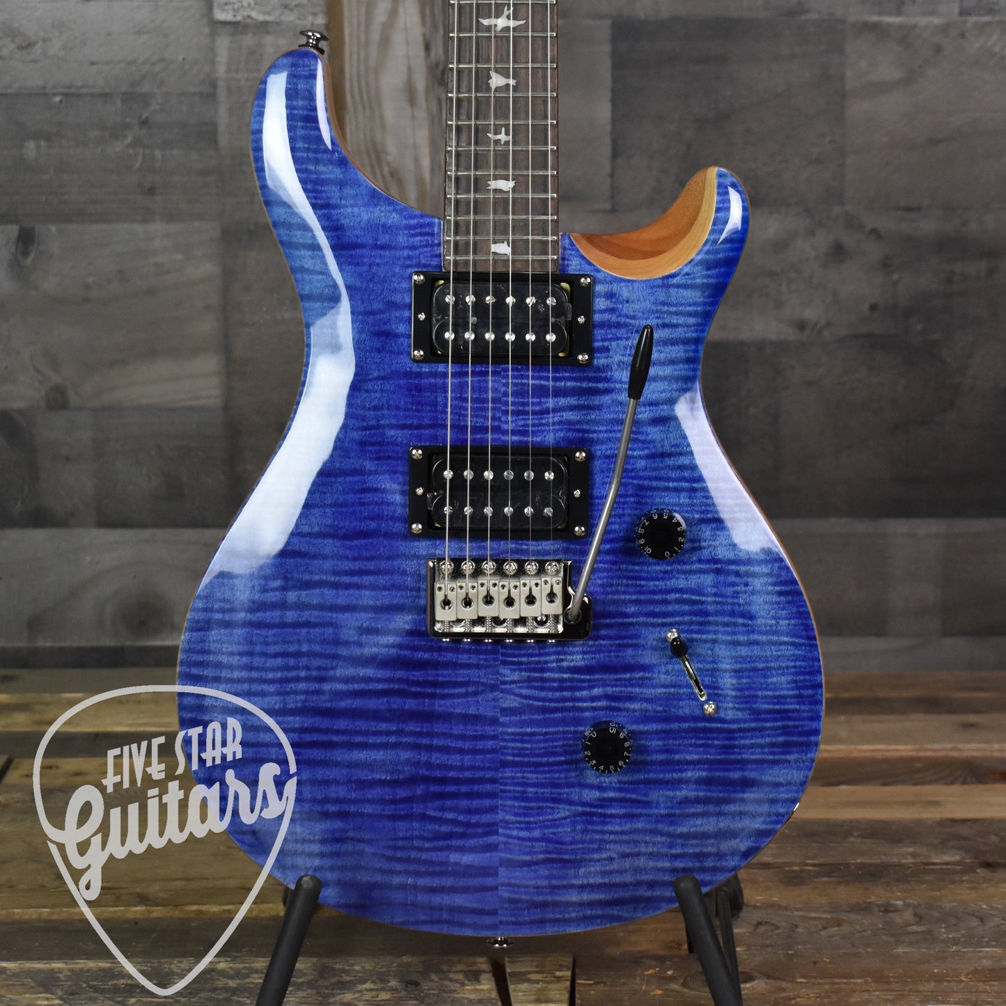 Paul Reed Smith SE Custom 24 - Faded Blue with Gig Bag  SN:3427 - AUTOGRAPHED BY PAUL REED SMITH