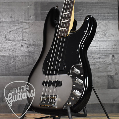 Pre-Owned Fender Troy Sanders Precision Bass Rosewood Fingerboard - Silverburst with Gig Bag