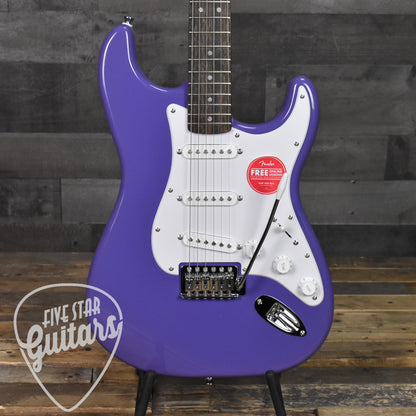 Squier Sonic Stratocaster Laurel Fingerboard White Pickguard - Ultraviolet