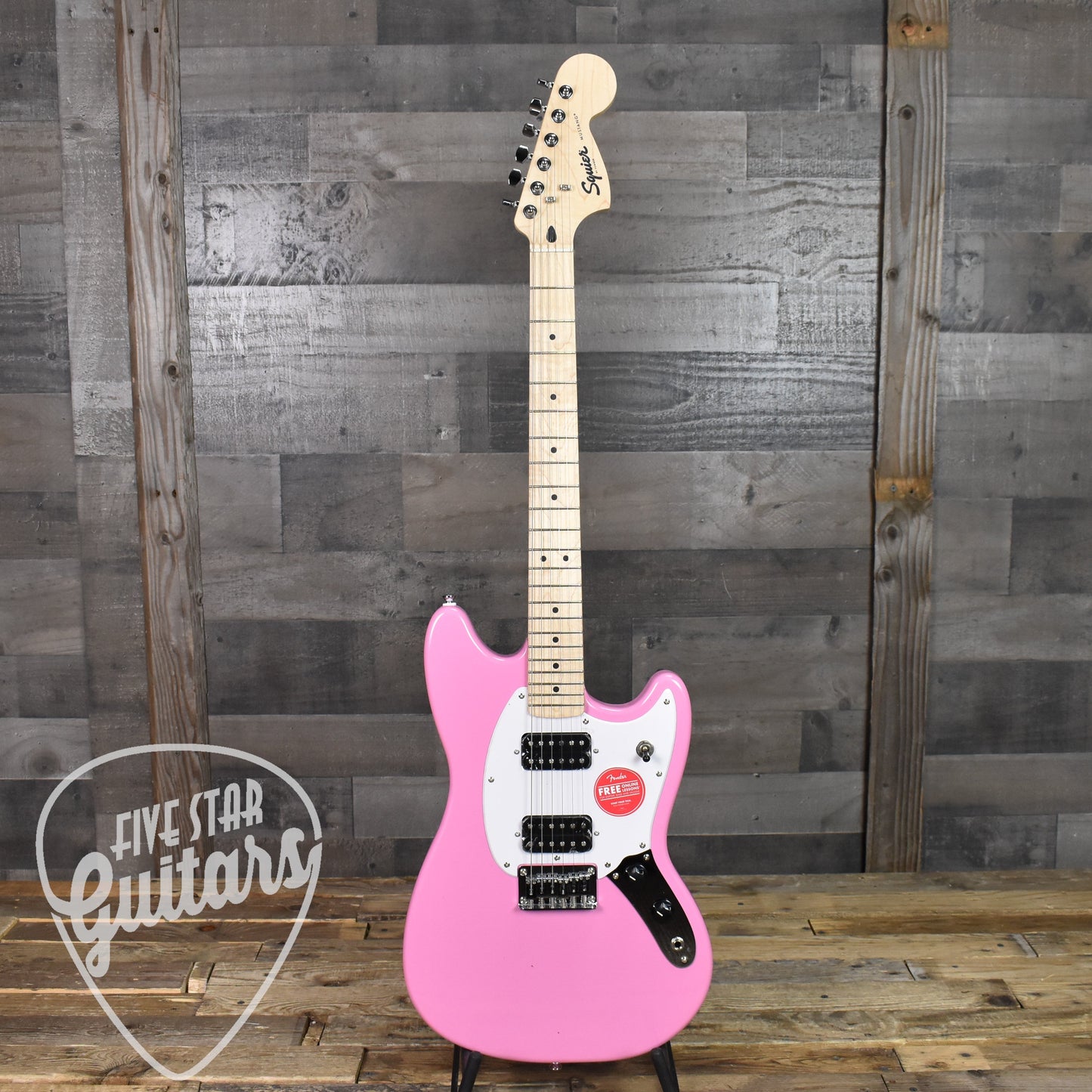 Squier Sonic Mustang HH - Flash Pink