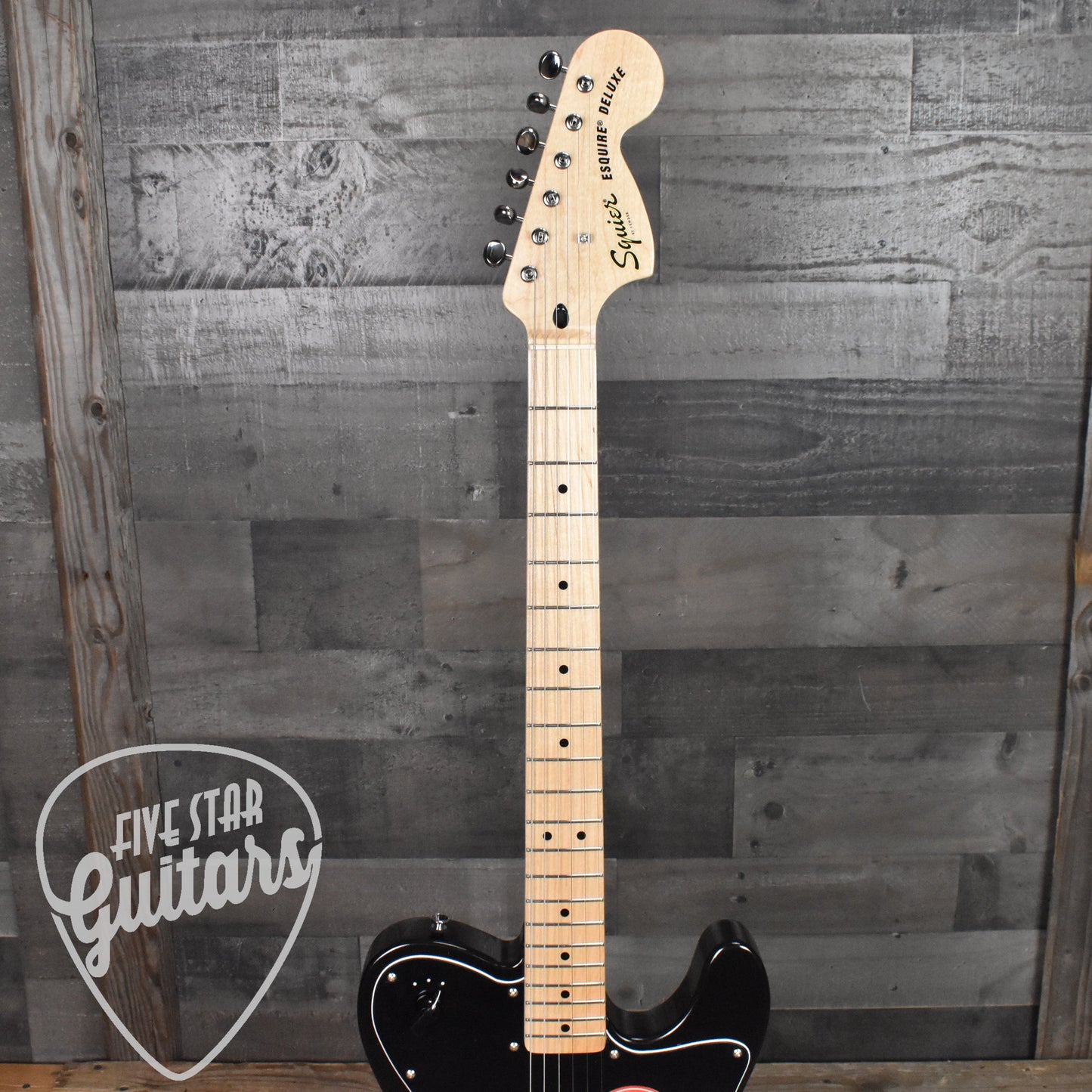 Squier Paranormal Esquire Deluxe Maple Fingerboard - Metallic Black