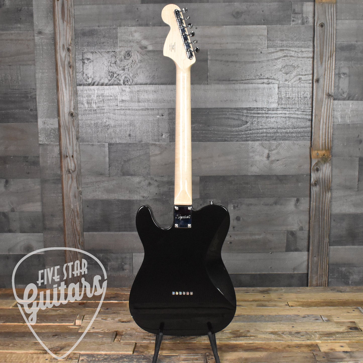 Squier Paranormal Esquire Deluxe Maple Fingerboard - Metallic Black