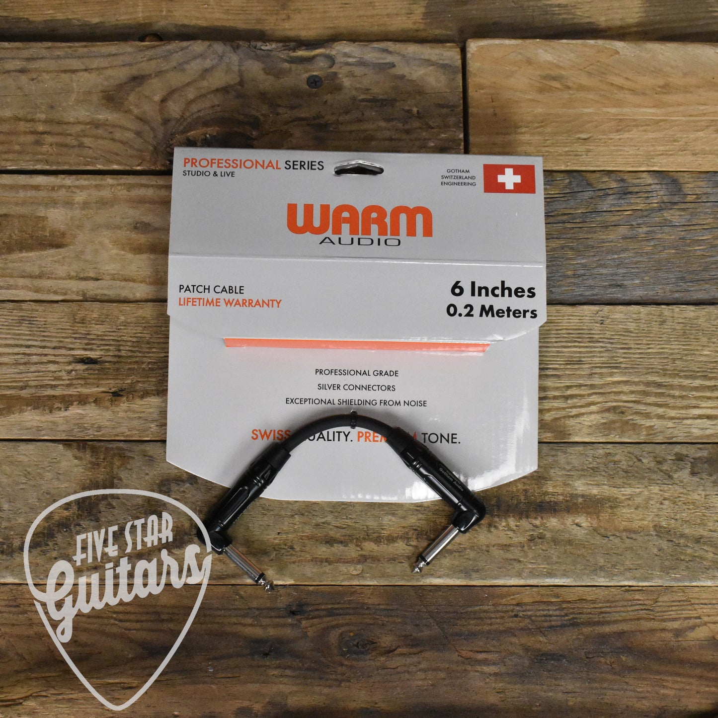 Warm Audio Pro Series Patch Cable - 6"