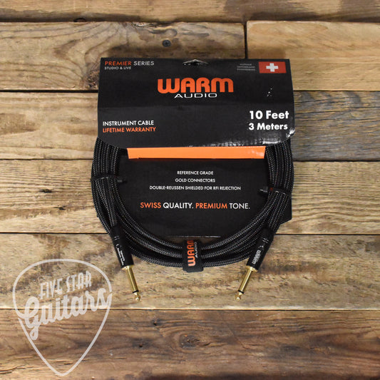 Warm Audio Premier Series Straight to Straight Instrument Cable - 10ft