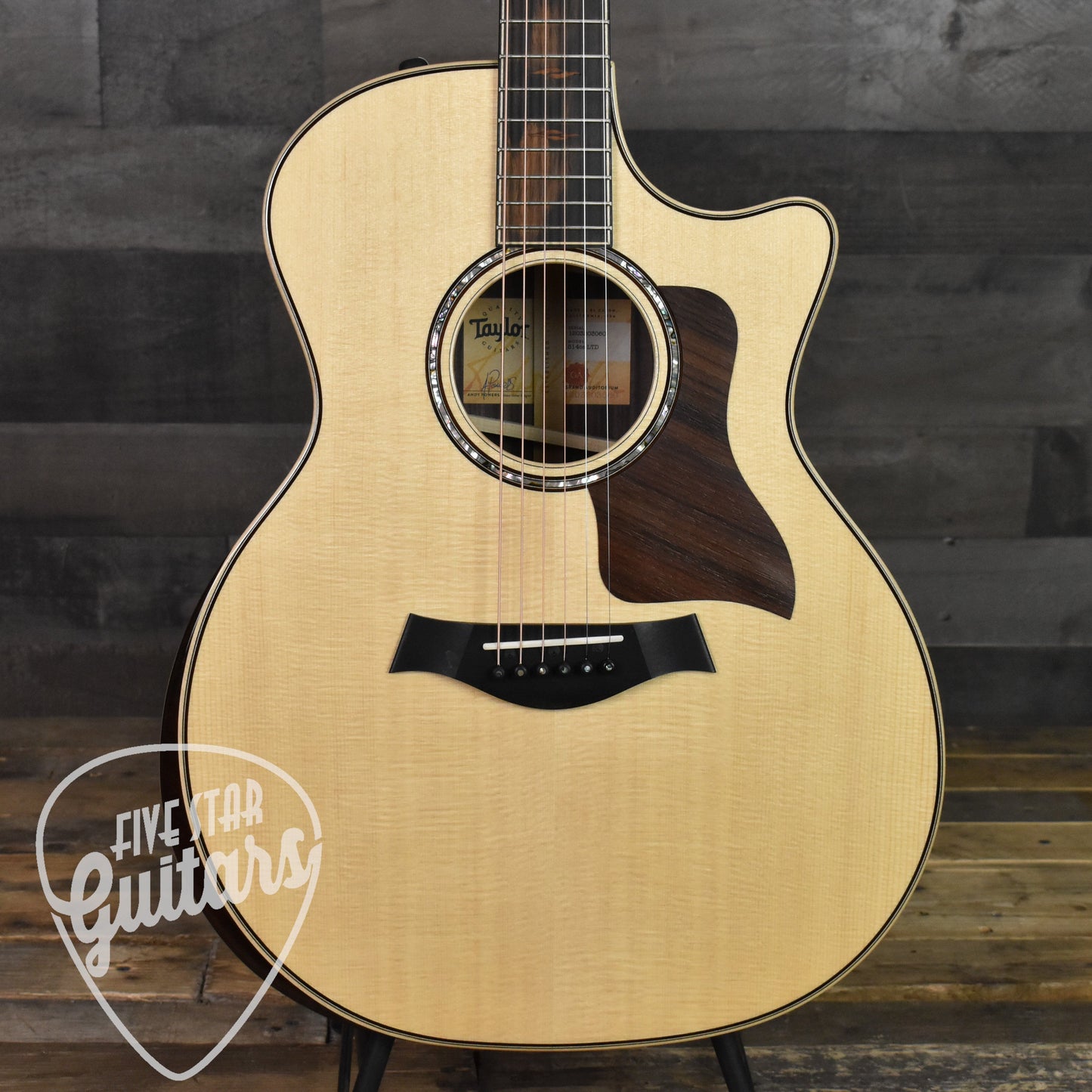 Taylor 814ce LTD Five Star Select - Natural with Hard Shell Case SN: 3060