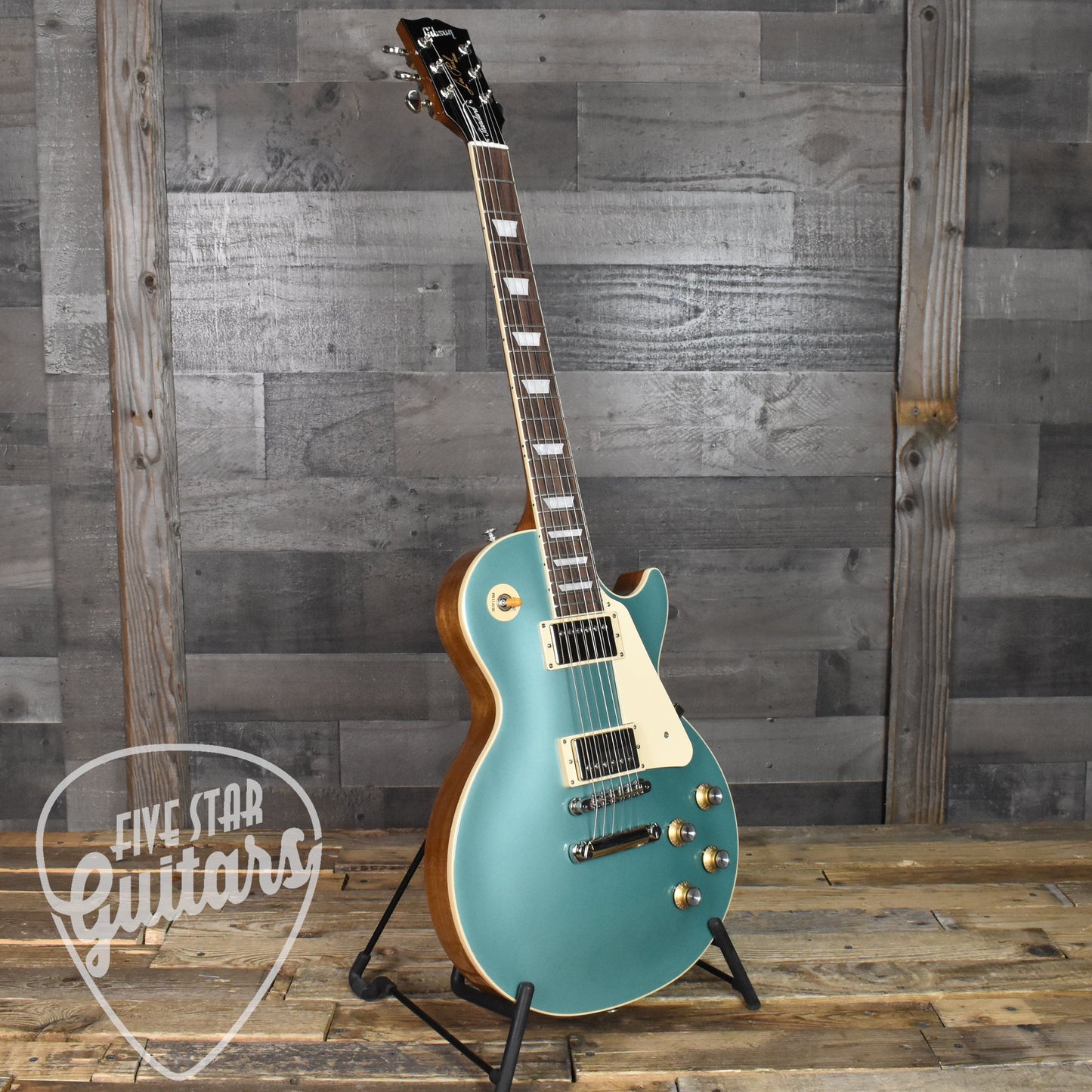 Gibson Les Paul Standard 60s Plain Top -  Inverness Green with Hard Shell Case