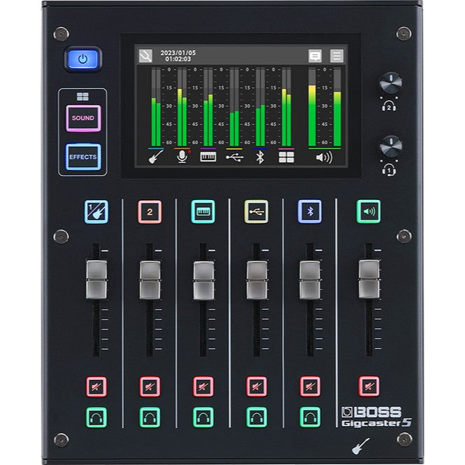 BOSS GCS-5 Gigcaster Audio Streaming Mixer