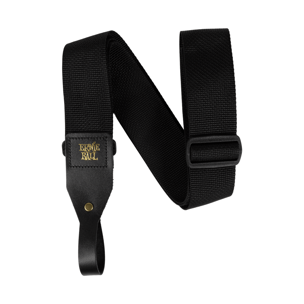 Ernie Ball Polypro Acoustic Guitar Strap Black