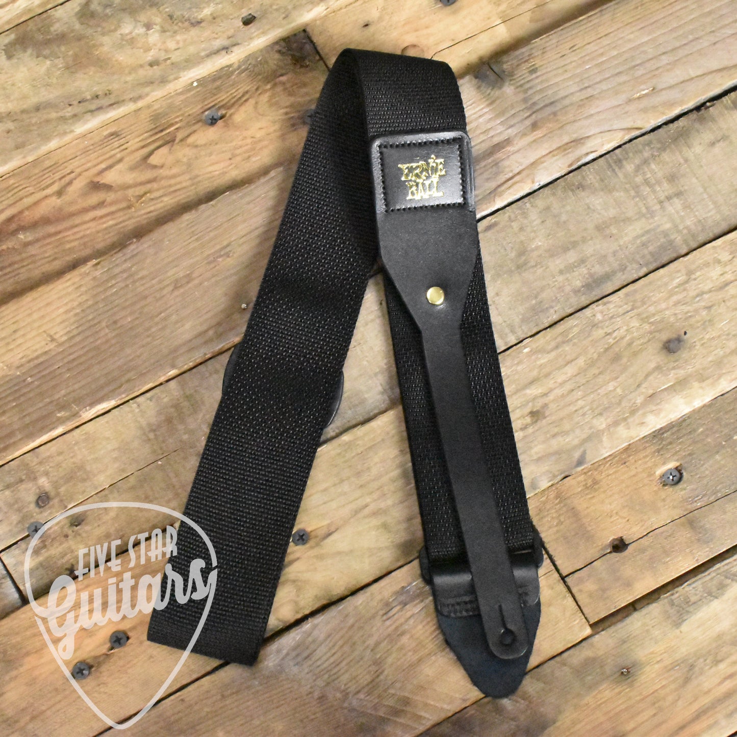 Ernie Ball Polypro Acoustic Guitar Strap Black