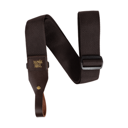 Ernie Ball Polypro Acoustic Guitar Strap Brown