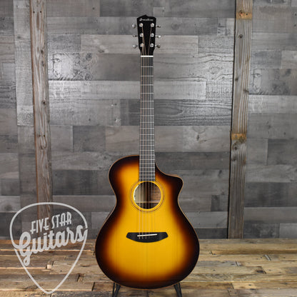 Breedlove Concert CE Port Orford Cedar/Myrtlewood - Tiger's Eye Burst - Five Star Guitars 25th Anniversary LTD with Hard Shell Case SN: 28815