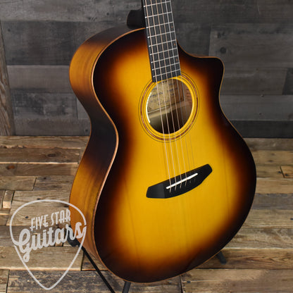 Breedlove Concert CE Port Orford Cedar/Myrtlewood - Tiger's Eye Burst - Five Star Guitars 25th Anniversary LTD with Hard Shell Case SN: 28815