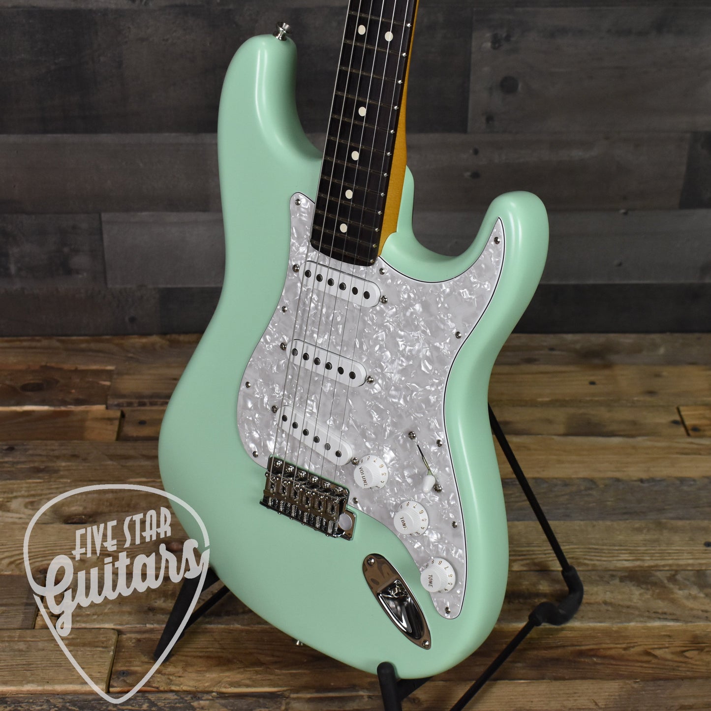 Fender Cory Wong Stratocaster Rosewood Fingerboard - Surf Green with Hard Shell Case