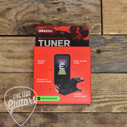 D'Addario Eclipse Rechargeable Clip On Tuner