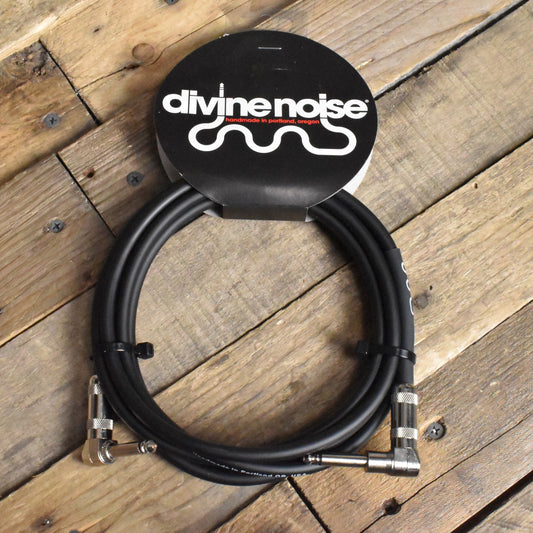 Divine Noise Angle G&H Tele Long - Standard Right Angle 10ft Instrument Cable - Black