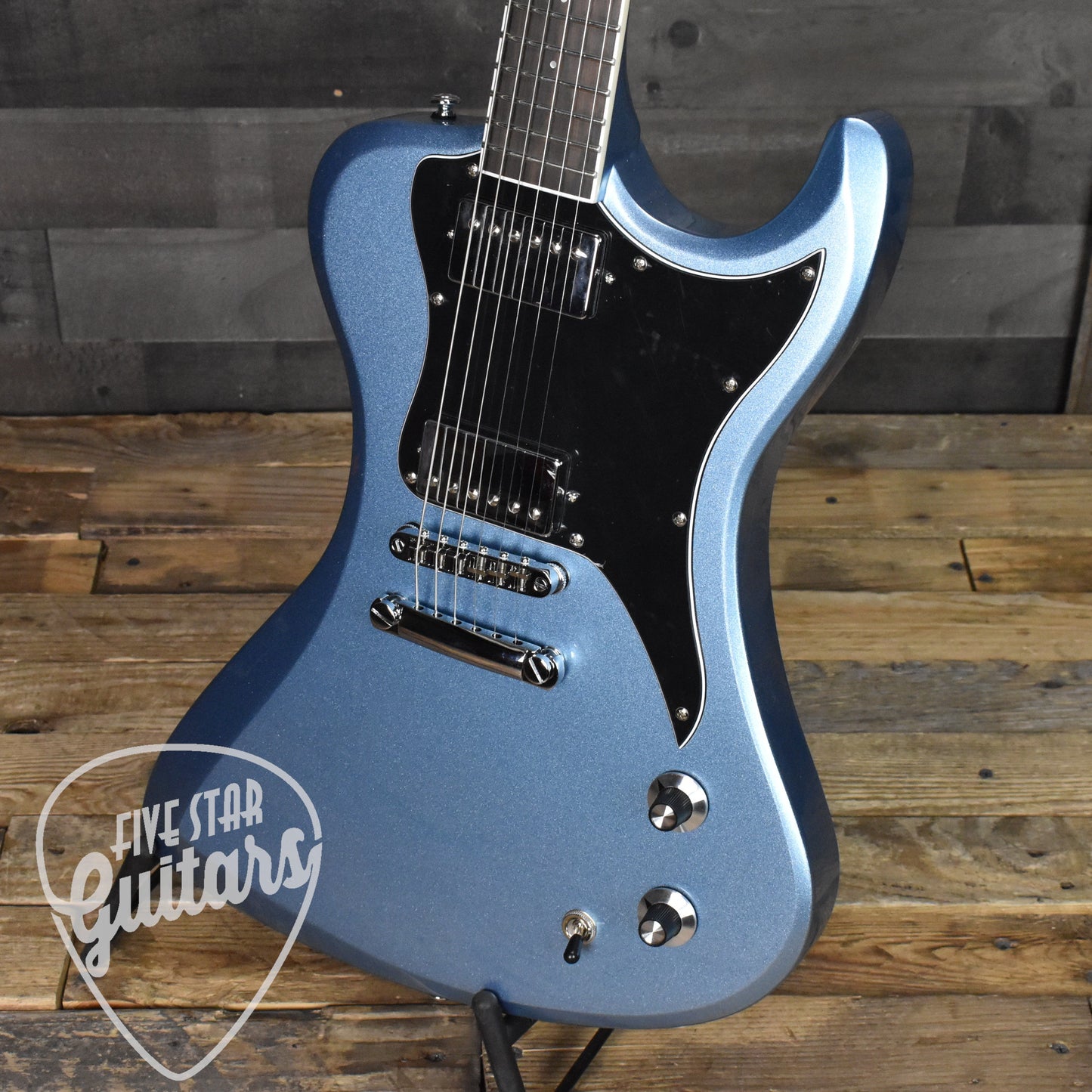 Dunable DE R2 - Pelham Blue Metallic with Gig Bag