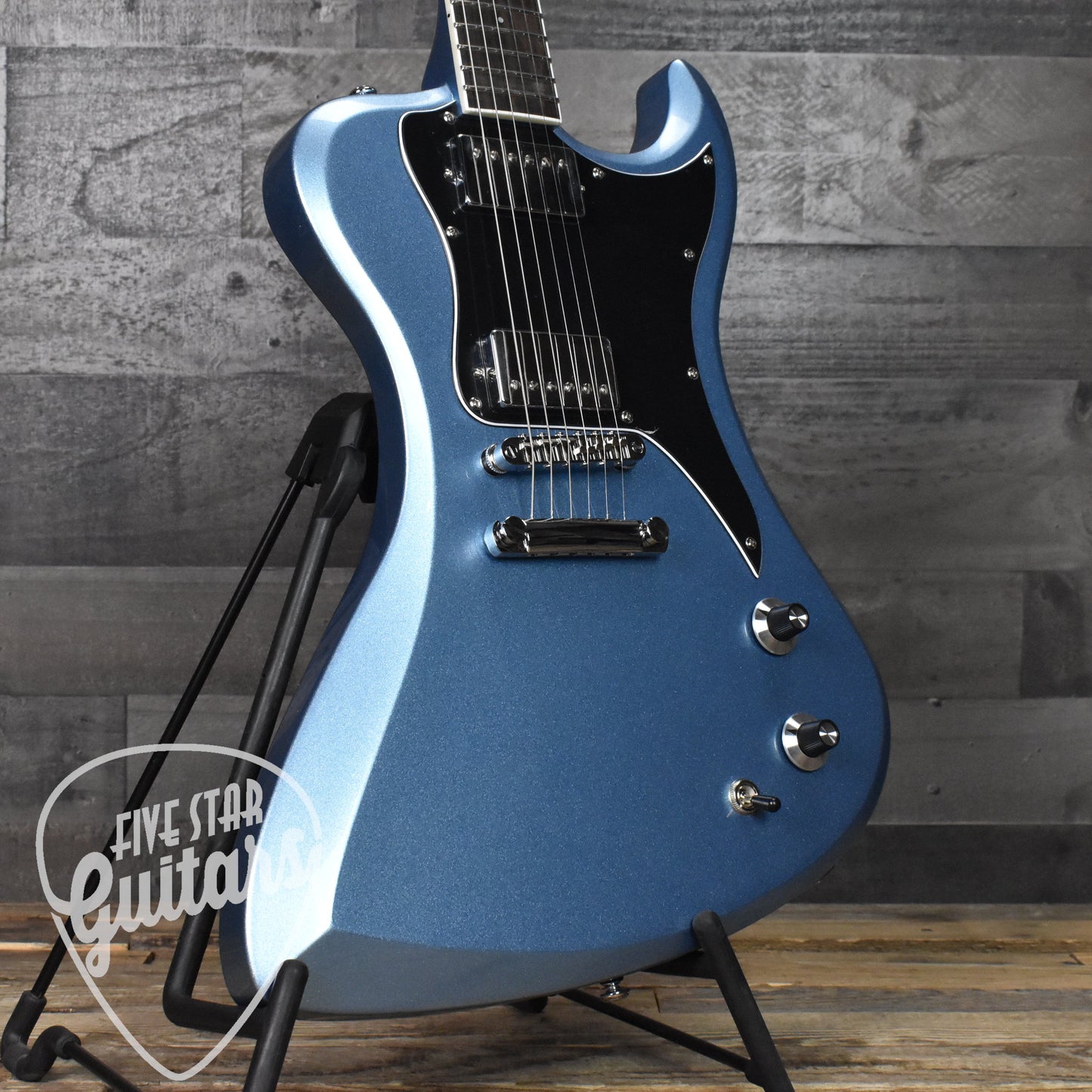 Dunable DE R2 - Pelham Blue Metallic with Gig Bag