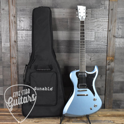 Dunable DE R2 - Pelham Blue Metallic with Gig Bag