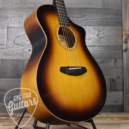 Breedlove Concert CE Port Orford Cedar/Myrtlewood - Tiger's Eye Burst - Five Star Guitars 25th Anniversary LTD with Hard Shell Case SN:8894