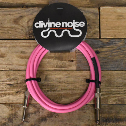 Divine Noise Straight to Straight 10ft Instrument Cable - Pink